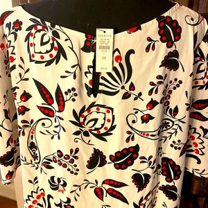 Flower printed blouse